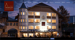 Desktop Screenshot of hotel-winkler.it