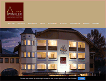 Tablet Screenshot of hotel-winkler.it